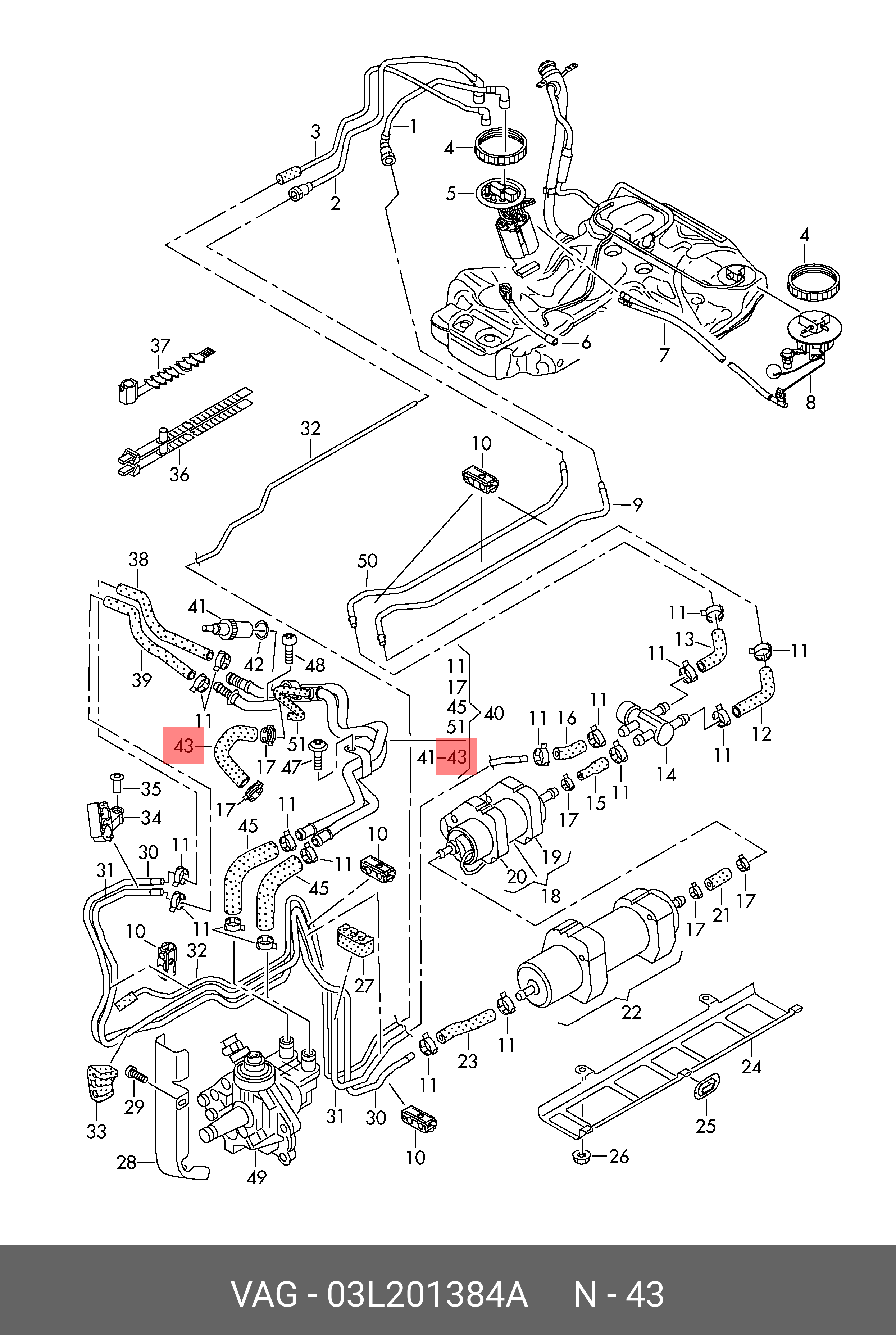 Зчеплення в зборі VAG 03L201384A (комплект)