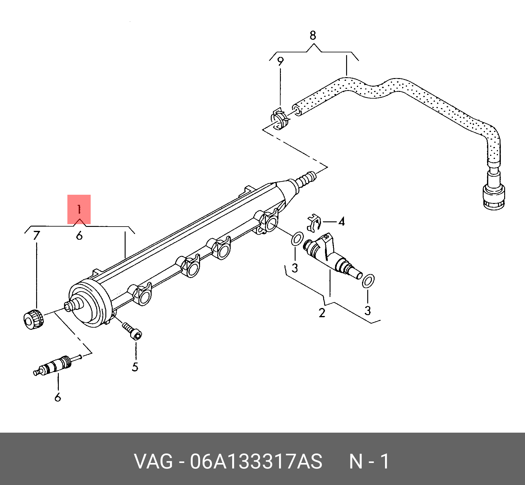 Дросельна заслінка VAG 06A133317AS