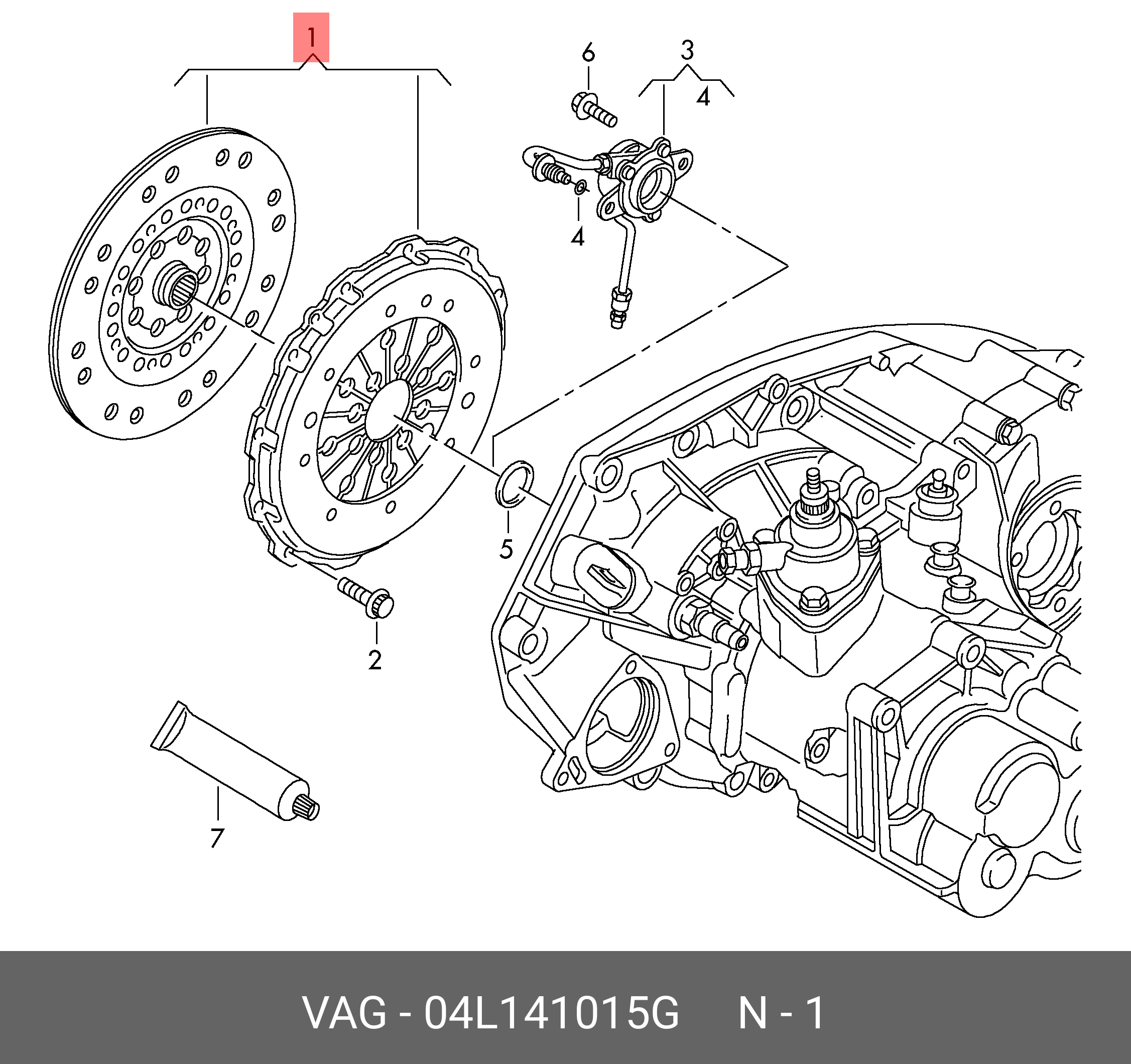 Маховик зчеплення (двомасовий) VAG 04L141015G
