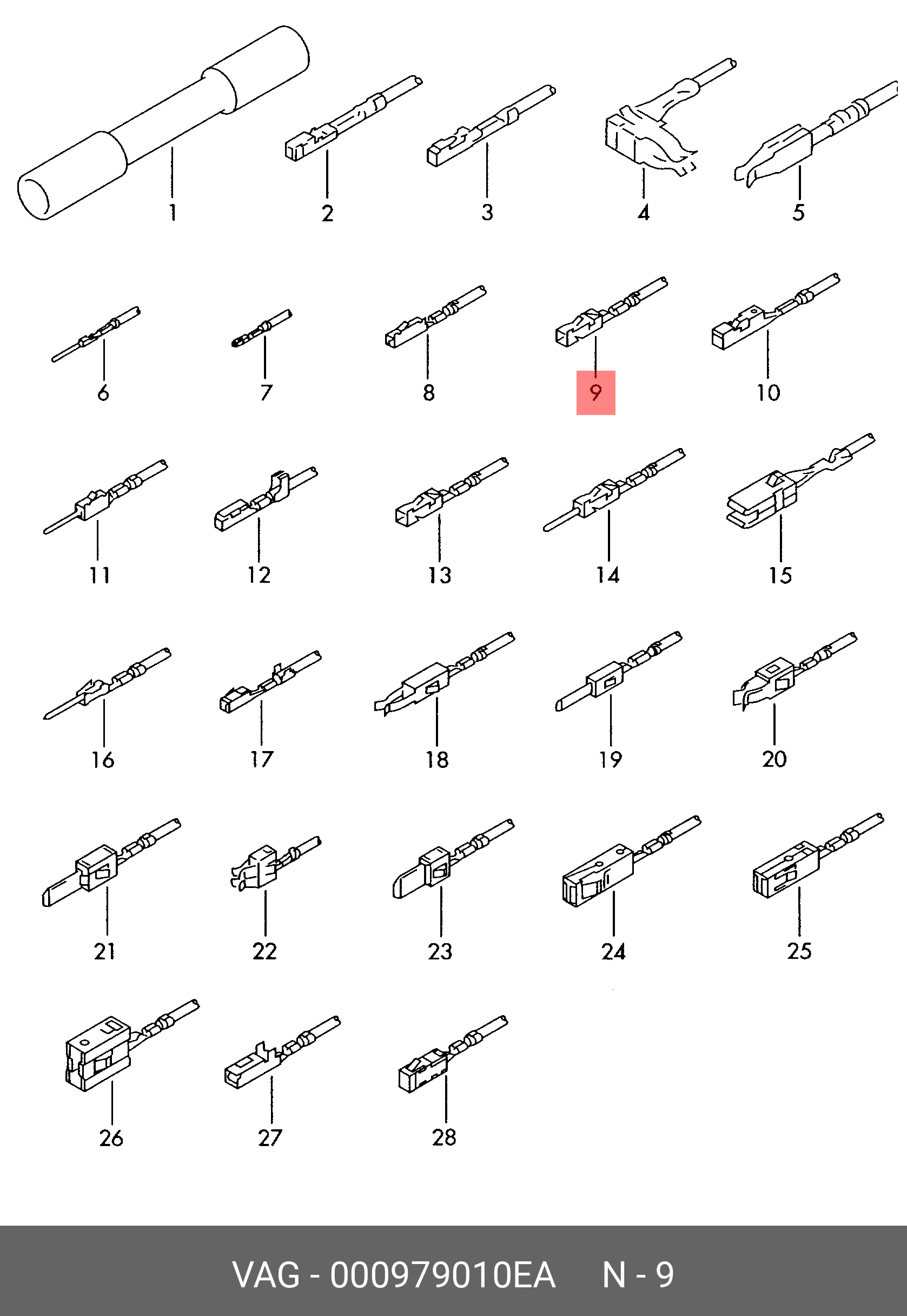 Перехідник AUX USB 000979010EA VAG